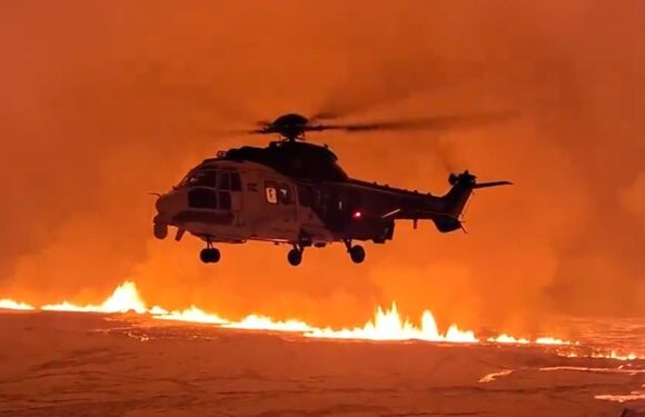 Iceland's New Volcano Erupts, Lights Up Sky with Molten Rock, Lava Flows