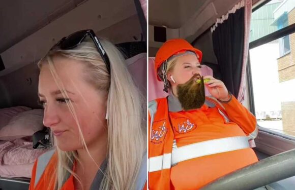 I’m a blonde female truck driver – people say the same thing to me all the time, but what do they expect me to look like | The Sun