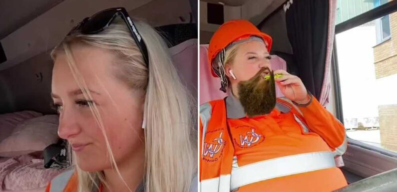 I’m a blonde female truck driver – people say the same thing to me all the time, but what do they expect me to look like | The Sun