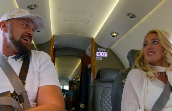 Inside Tyson and Paris Furys private jet with en-suite, huge bed and plush lounge