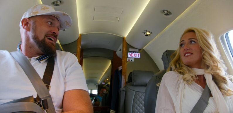 Inside Tyson and Paris Furys private jet with en-suite, huge bed and plush lounge