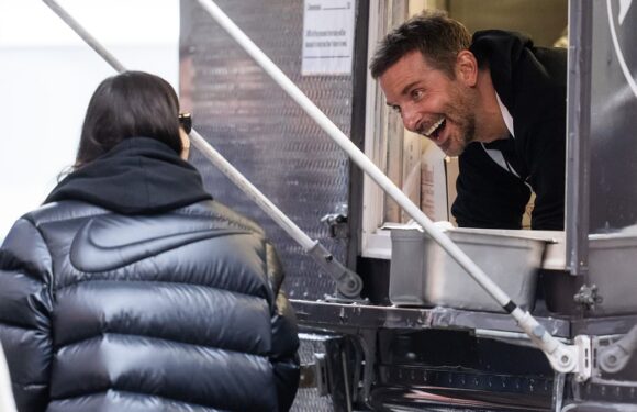 Irina Shayk supports ex-partner Bradley Cooper and his food truck