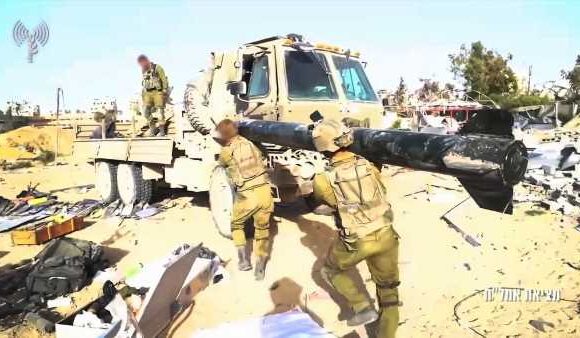 Israel finds one of the largest weapons caches discovered yet in Gaza