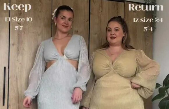 I'm a size 10 & my bestie's a 24 – we tried on the same Christmas outfits to show how they look on different body shapes | The Sun