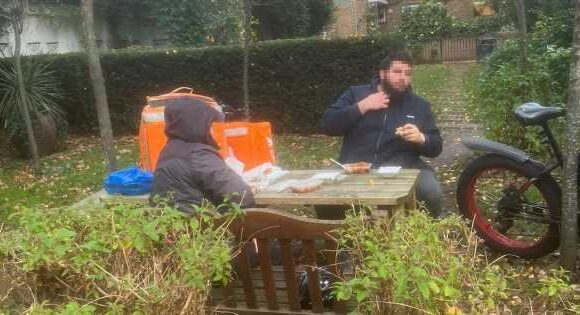 Just Eat responds after rider is caught having just eaten customer’s £70 order