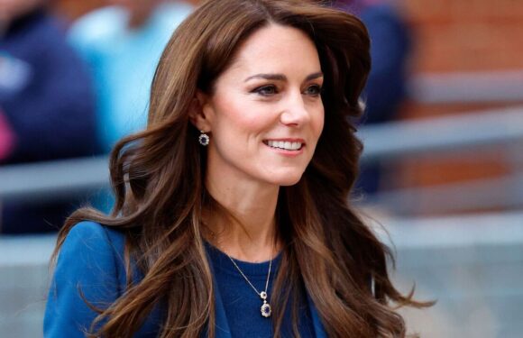 Kate Middleton has worn a string of blue outfits with touching personal message