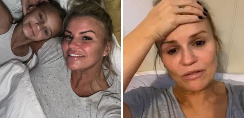 Kerry Katona rushes youngest daughter DJ to hospital after health scare