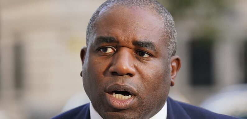 Lammy attacks Israel's damage to Gaza but doesn't call for ceasfire