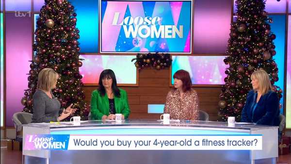 Loose Women debate over giving four-year-olds fitness trackers