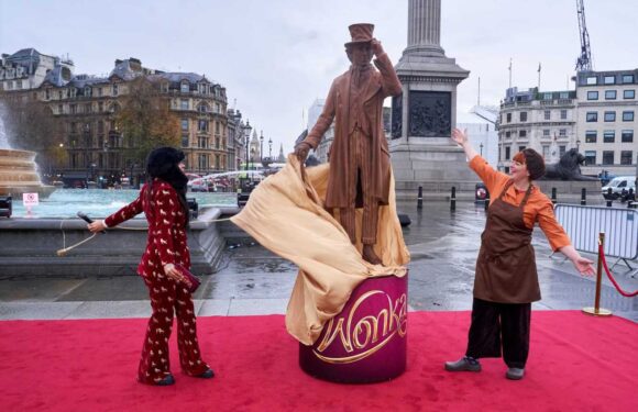 Master sculptor carves a life-sized Willy Wonka using more than 100kg of chocolate | The Sun