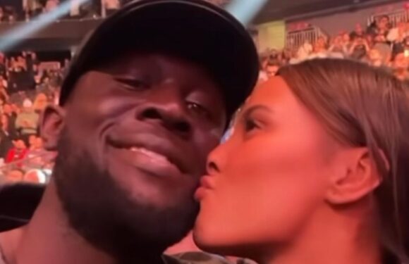 Maya Jama licks and kisses boyfriend Stormzy’s face in very loved-up display