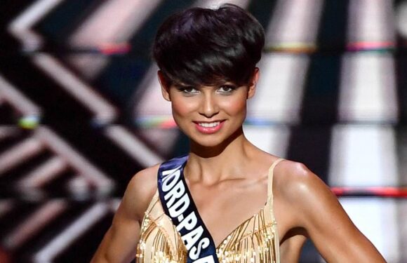 Miss France 'pixie haircut' winner Eve Gilles STRETCHED her body