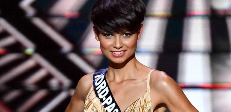 Miss France 'pixie haircut' winner Eve Gilles STRETCHED her body