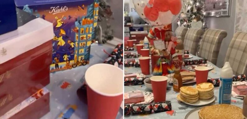 Mum-of-22 Sue Radford treats kids to over £400 in advent calendars & a huge festive brekkie but trolls call it a 'waste' | The Sun