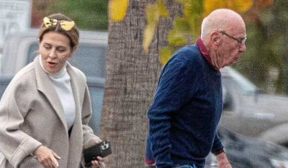Murdoch jets off with a woman tipped to his FIFTH wife