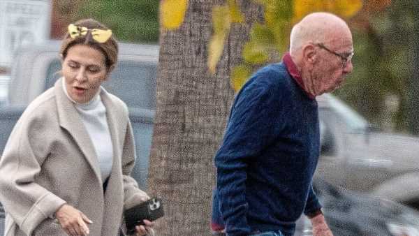 Murdoch jets off with a woman tipped to his FIFTH wife