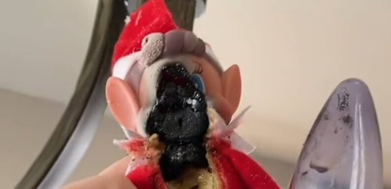 My husband's Elf on the Shelf prank nearly burned down our house