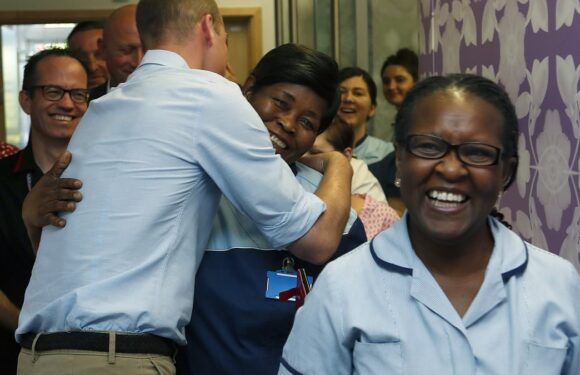 Now it's William not Harry who's the Prince of Hugs