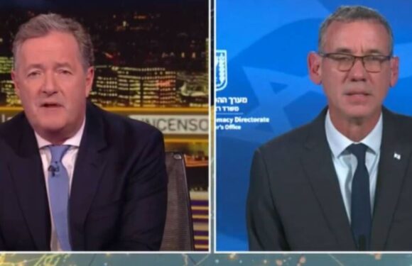 Piers Morgan clash with Regev saying IDF being ‘funny’ by writing names on bombs