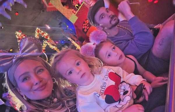 Pregnant Hilary Duff Shows Off Adorable Family Pics From ‘Epic’ Disneyland Trip!