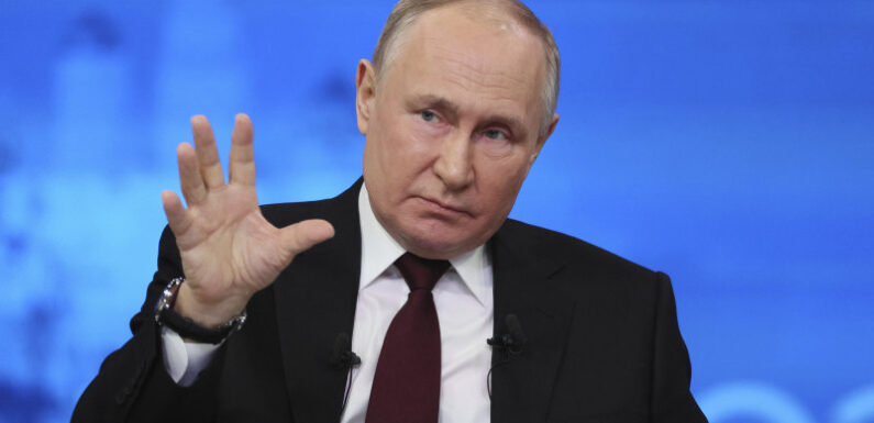 Putin to fight on in Ukraine until Russia ‘achieves its goals’