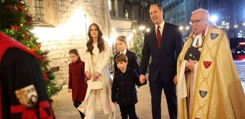 Royal kids steal the show as Prince Louis looks all grown up at Christmas carol service