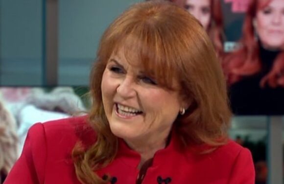 Sarah Ferguson jokes that she's 'proud' of how her breasts look