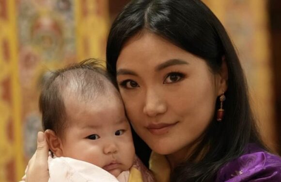 The Queen of Bhutan announces the name of her three-month-old daughter