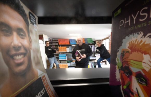 The frantic scramble for secondhand school supplies is on