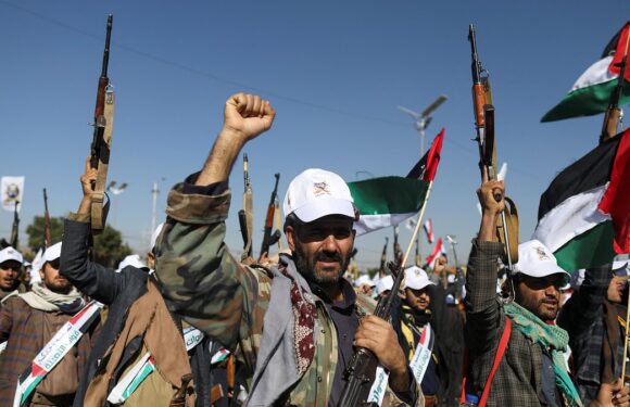 Two cargo ships are hit by missiles fired from Houthi-rebel territory