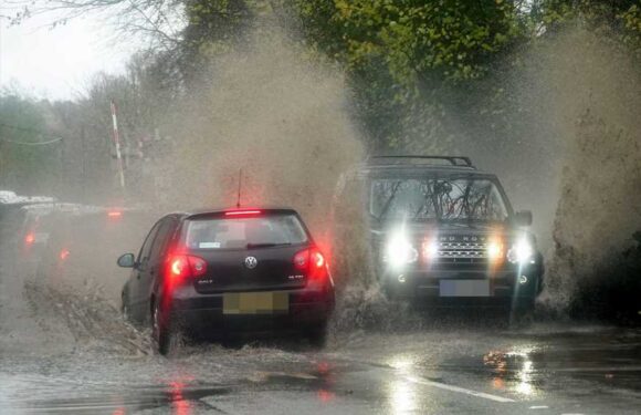 UK weather: Shock aftermath of Storms Elin & Fergus revealed as cars submerged in extreme flooding after 70mph winds | The Sun
