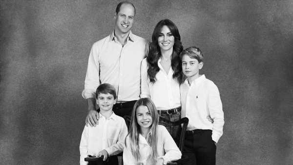 William and Kate choose stylish monochrome photo for Christmas card