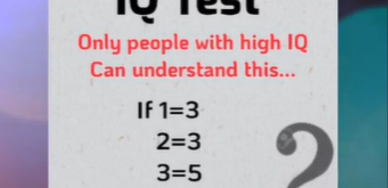 You could have top IQ if you solve this deceptively simple-looking maths brainteaser in 12 seconds – can you crack it? | The Sun